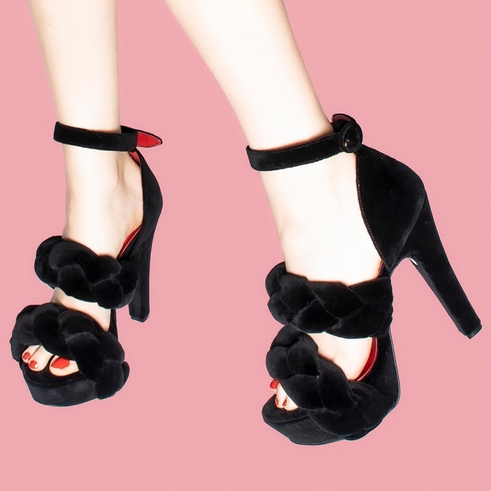Kat Von D suede heels
